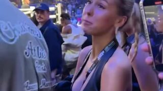 Hailey Welch aka Haliey Welch showing off her big tits!!!