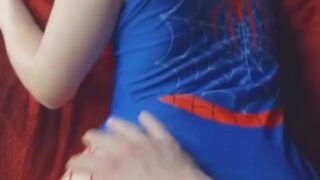 Amazing Grace – Spider Girl Fucked By Her Boyfriend
