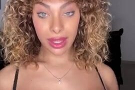 Romy Abergel Striptease Showing Off Her Big Breasts