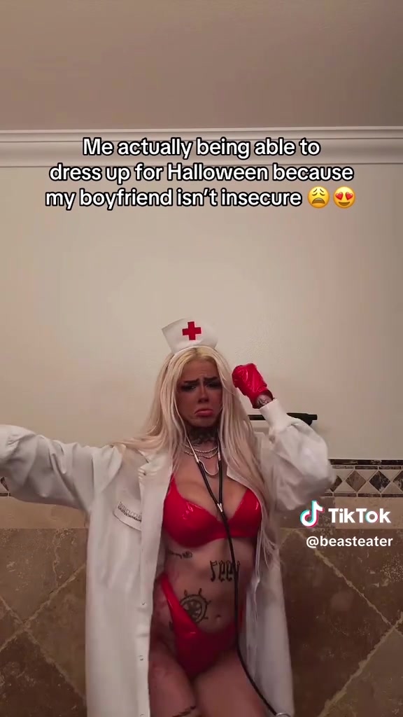 BeastEater – The Sexy Nurse Shows Off Her Hot Body