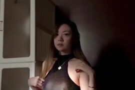 FanFan Showing Off Her Nipples In A See-Through Dress