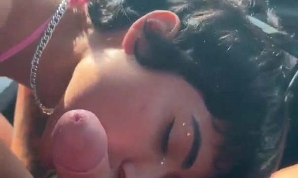 Marcela Lelly Onlyfans Is Sucking Her Boyfriend’s Cock In The Car