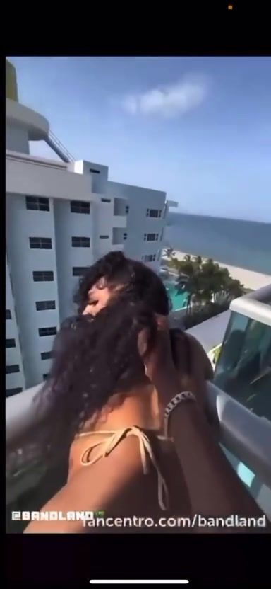Murda B Gets Fucked On The Hotel Balcony And Creampied