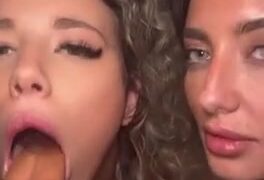 Yololary And Her Best Friend Fucks Threesome In The Toilet